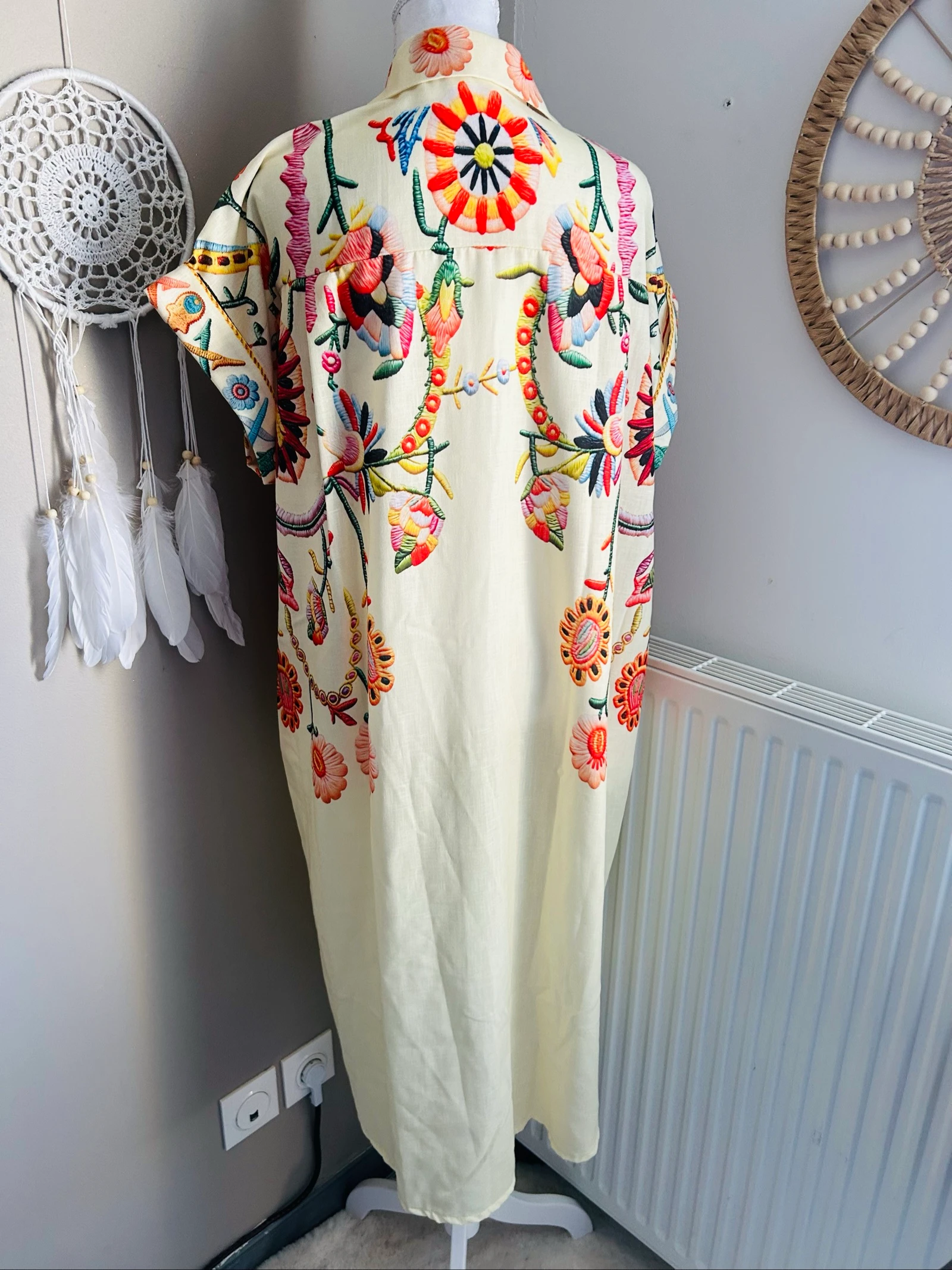 Oversized 100% cotton floral dress – photo 3